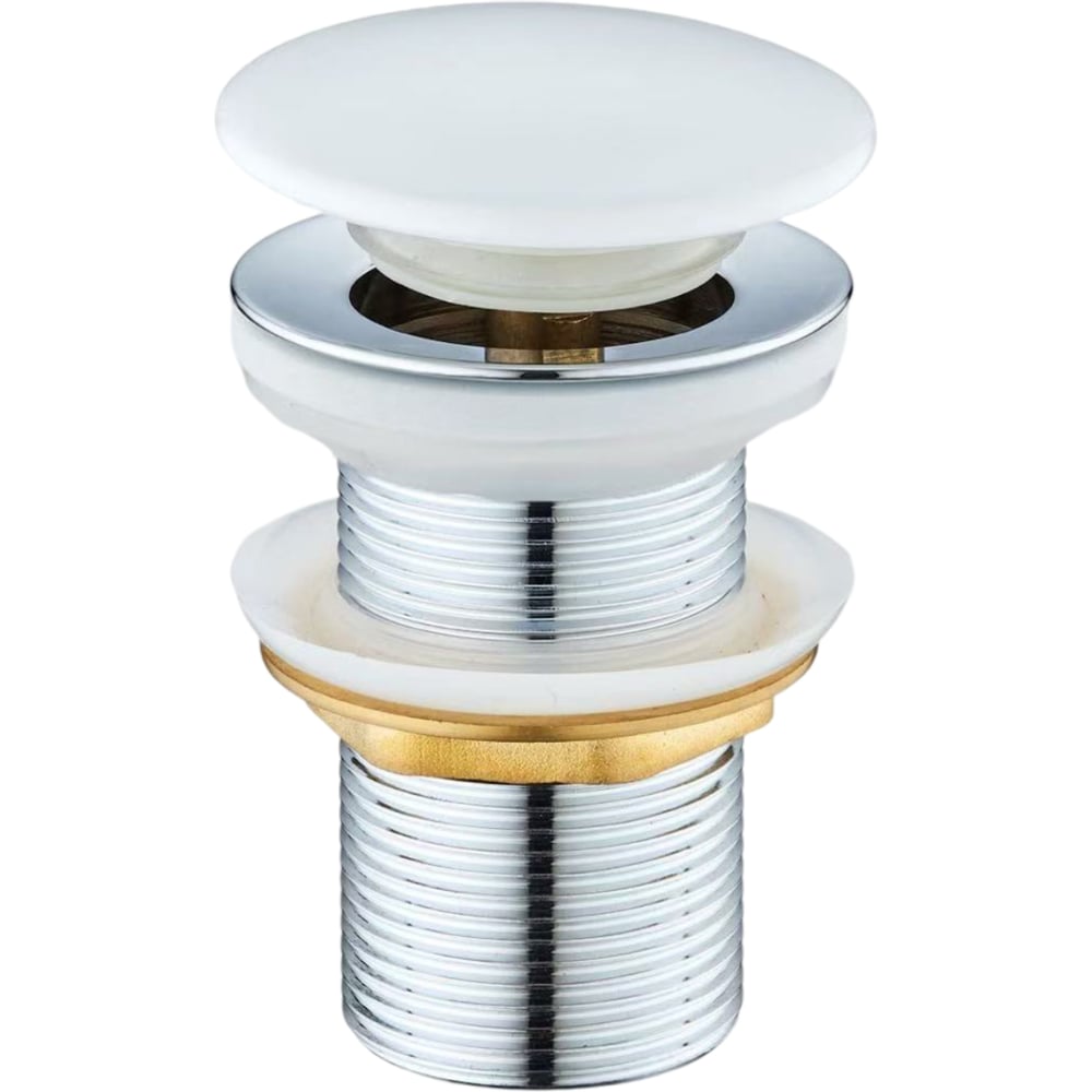 Изображение товара Клапан донный для раковины без перелива Agger белый AX00488