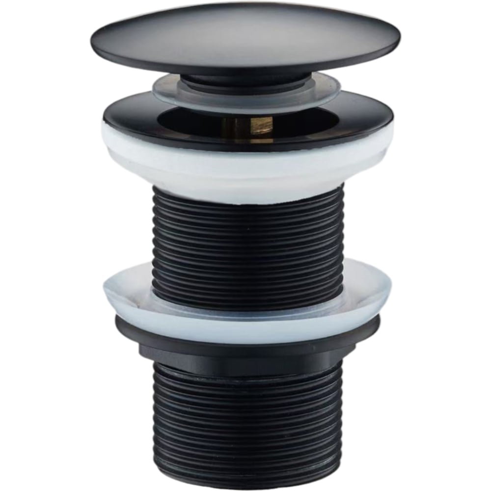 Изображение товара Клапан донный для раковины без перелива Agger черный AX00444