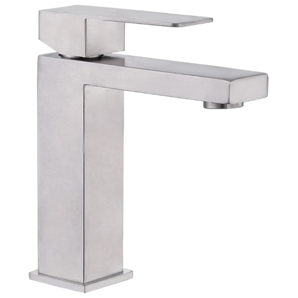 Изображение товара Смеситель для умывальника ARGOTECH HARD нержавеющая сталь Ø35 современный однорычажный