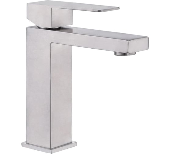 Изображение товара Смеситель для умывальника ARGOTECH HARD, Ø35, нержавеющая сталь 44858