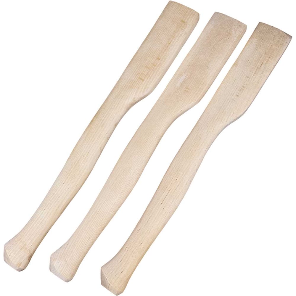 Изображение товара Набор топорищ KRAFTAIR для колуна 3 шт из отборной березы, треугольный 610 мм