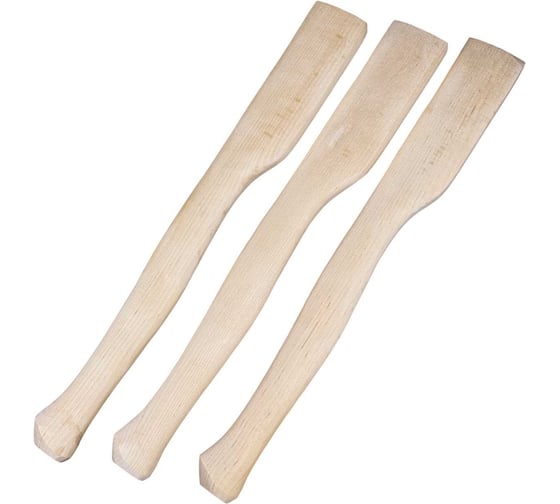 Изображение товара Набор топорищ KRAFTAIR для колуна 3 шт из отборной березы топорище колун треугольный 610 мм-3шт