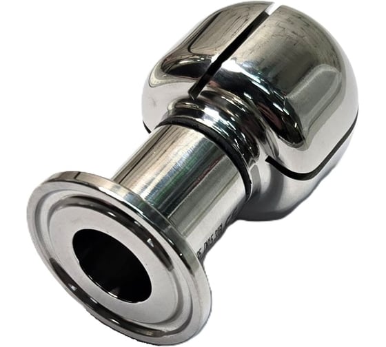 Изображение товара Головка моющая эллипсоидная ТПК «Московия» ТПК Московия кламп, -316L (Х34) Q35-ЭК-DN15