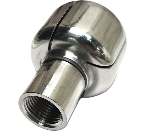 Изображение товара Головка моющая эллипсоидная ТПК «Московия» ТПК Московия резьба, Q50-ЭР0,5-316L Q50-ЭР0,5"