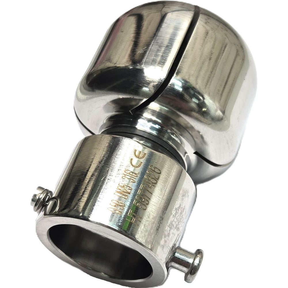 Изображение товара Головка моющая эллипсоидная ТПК Московия 50 мм 2 бар нержавеющая сталь 316L