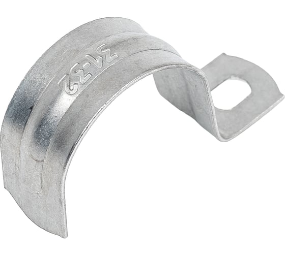 Изображение товара Металлические скобы для крепления металлорукава СВЕТОЗАР d=25 мм, 50 шт. 60211-25-50