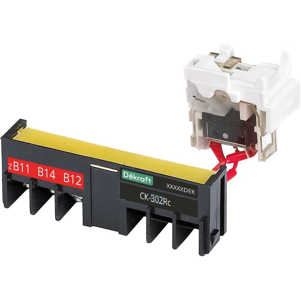 Изображение товара Контакт сигнальный Dekraft правый 1НО1НЗ СК-304/306Rc
