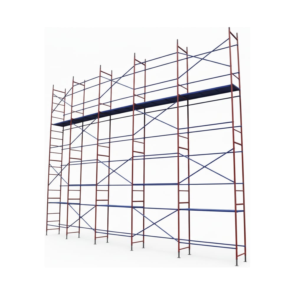 Изображение товара Строительные леса ЛРСП 20 Флагман 8х10 с настилом - надежное оборудование