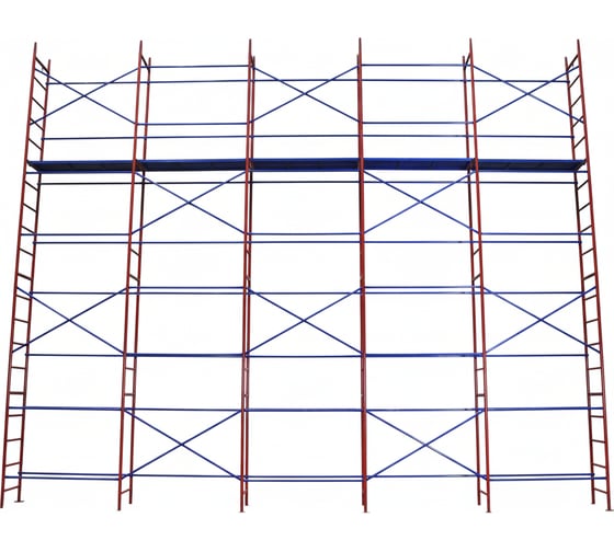 Изображение товара Строительные леса ООО "РИЗ" ЛРСП 20 Флагман 8х8 с настилом lrsp_20fl_8x8n
