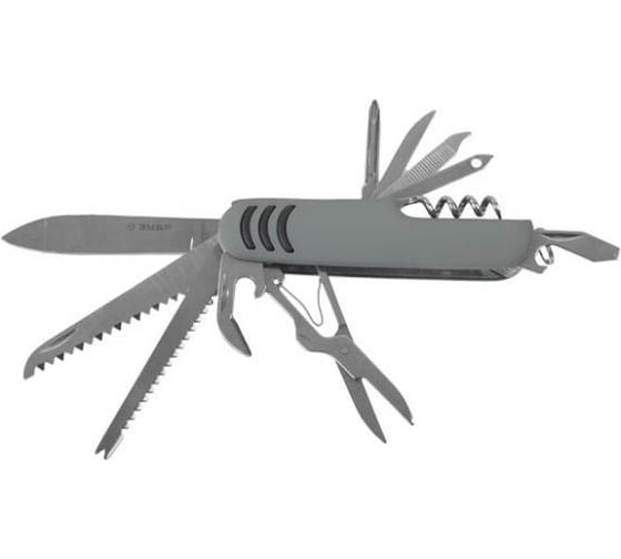 Изображение товара Многофункциональный складной нож 12 в 1 ЗУБР МАСТЕР 47780