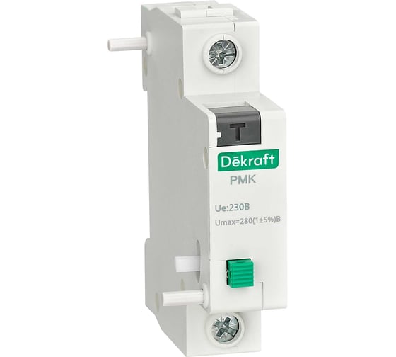 Изображение товара Расцепитель максимального напряжения Dekraft Umax>280В РМК-201 18131DEK