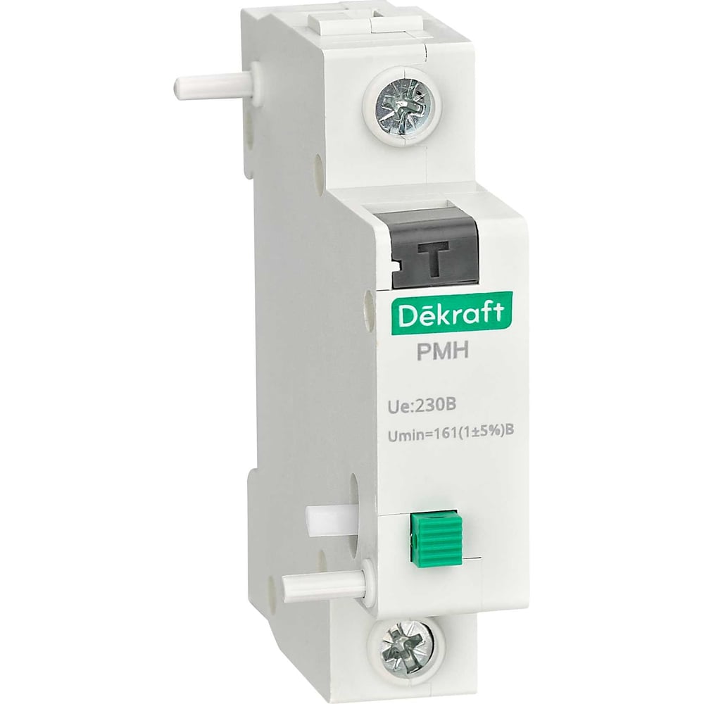 Изображение товара Расцепитель минимального напряжения Dekraft Umin<161В РМН-201 18130DEK для промышленной электросети