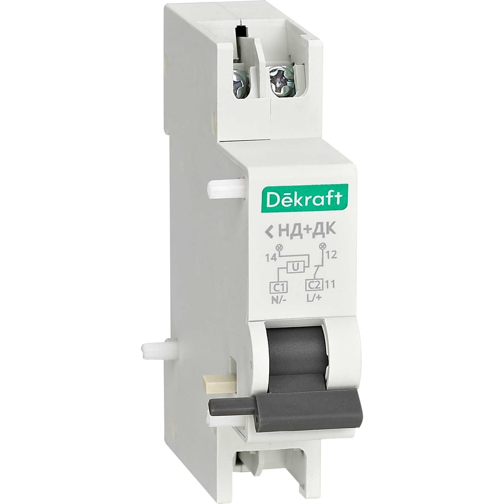 Изображение товара Расцепитель независимый Dekraft AC/DC 24-48В НД-201 модульный на DIN-рейку
