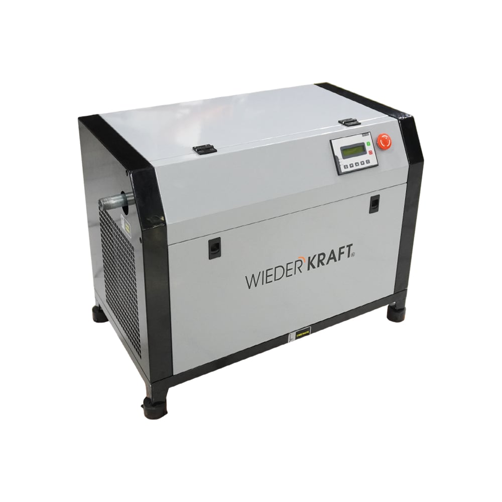 Изображение товара Компрессор винтовой WIEDERKRAFT 400л/мин, 8 бар, 3кВт, 220в WDK-SG3008