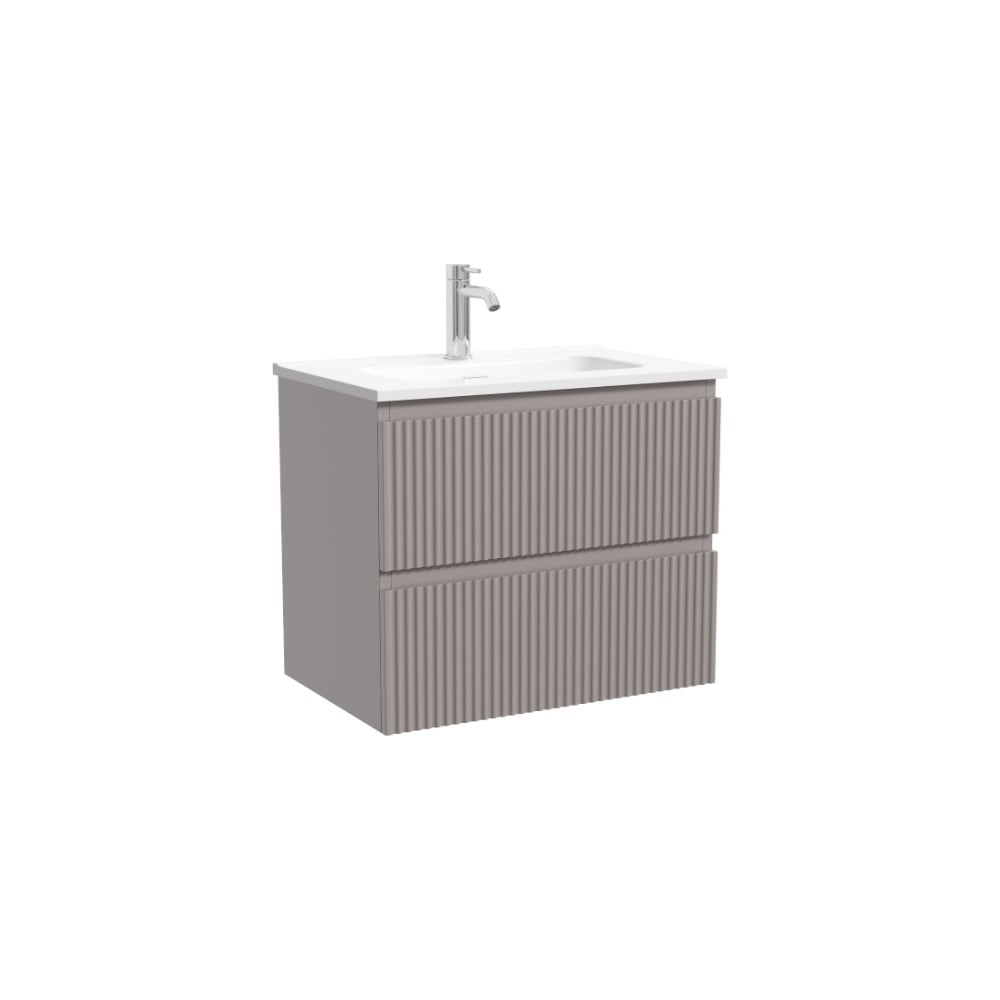 Изображение товара Подвесная тумба Sancos Snob R серый 590х390х500 с двумя ящиками