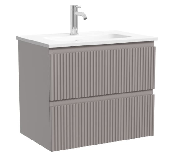 Изображение товара Тумба подвесная Sancos Snob R 590х390х500, c двумя ящиками оснащенными доводчиками, Doha Soft SNR60/39SM