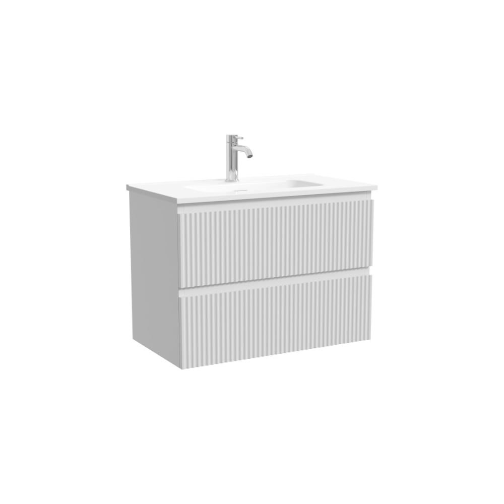 Изображение товара Тумба подвесная Sancos Snob R 690х390х500 с доводчиками белая Bianco