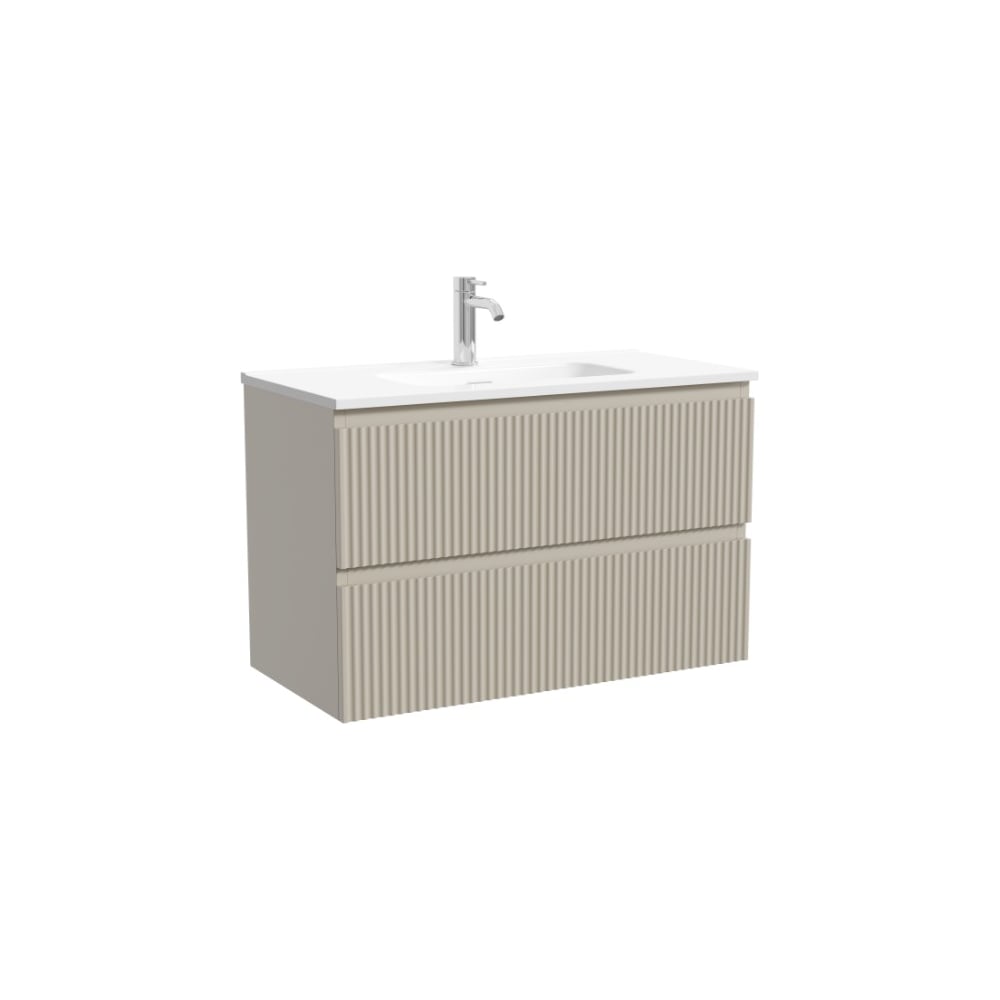 Изображение товара Подвесная тумба для ванной Sancos Snob R 790х390х500 с ящиками и доводчиками