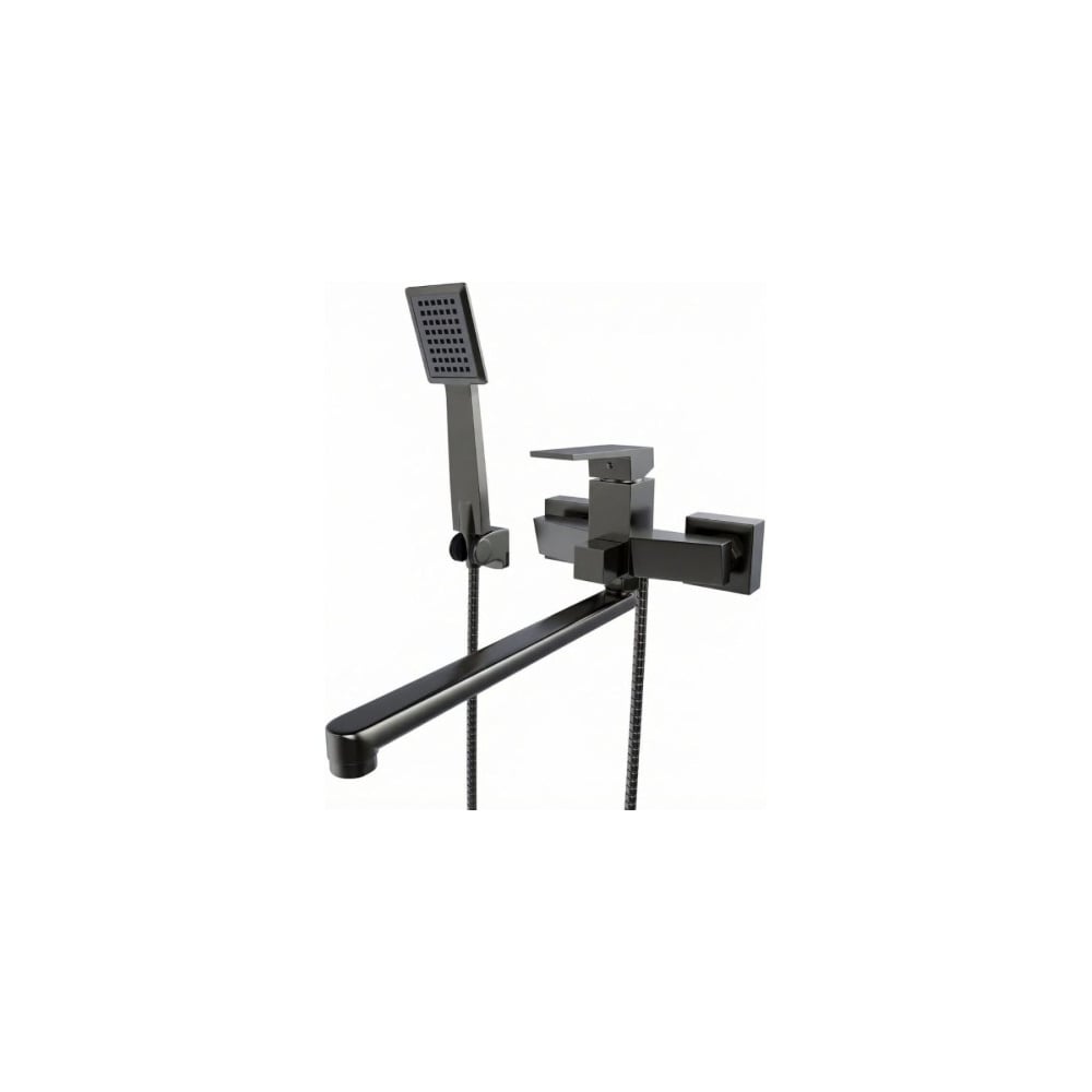 Изображение товара Смеситель для ванны и раковины MIXLINE 35k ML20-02GR Quadro ГРАФИТ