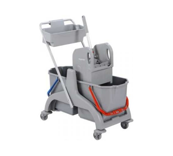 Изображение товара Тележка двухведерная Bayersan 2х25л, с отжимом и лотком 525532