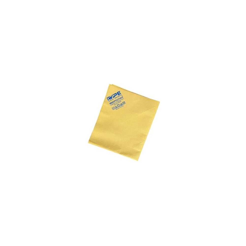 Изображение товара Салфетки из микроволокна нетканые IWIPE 5шт, 34х40см, 140 г/м, желтые, микроспан 263007