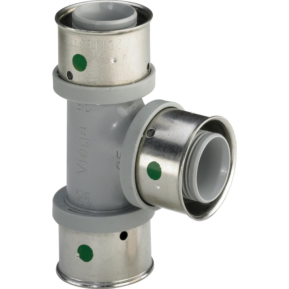 Изображение товара Тройник пресс Viega Pexfit Pro ф25-16-20 для водопровода и отопления