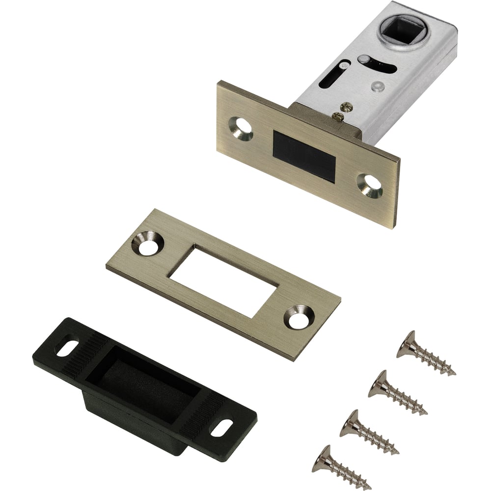 Изображение товара Защелка врезная AJAX MAGNLN50-8 AB бронза для межкомнатных дверей