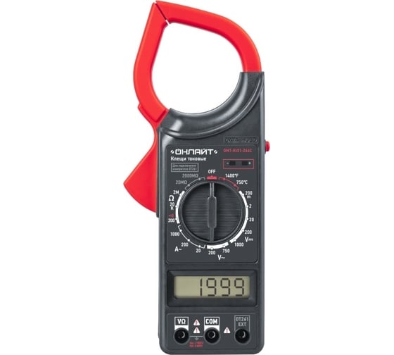 Изображение товара Токовые клещи ОНЛАЙТ OMT-Kt01-266C 82980