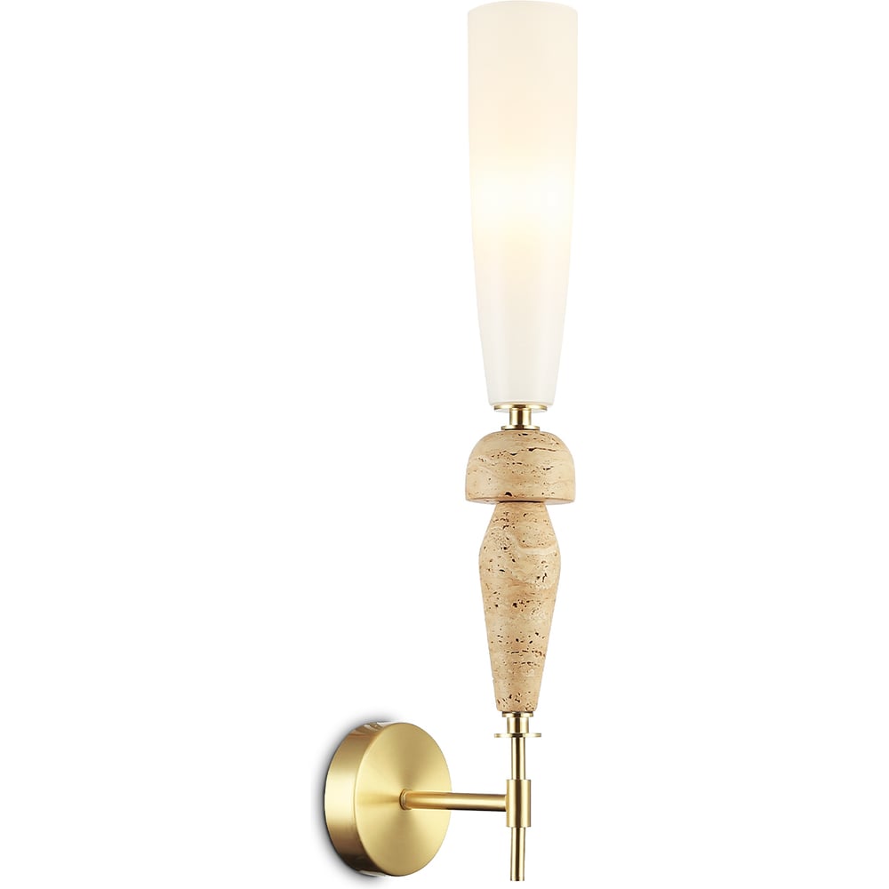 Изображение товара Настенный светильник Ambrella Light GD WH в стиле неоклассика золото и белый