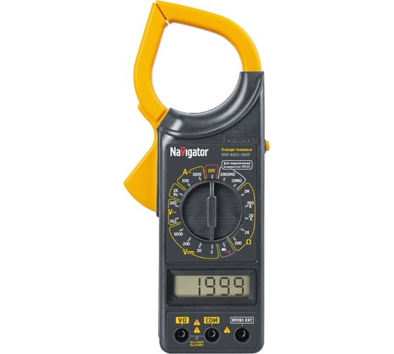Изображение товара Токовые клещи Navigator NMT-Kt01-266F 80262
