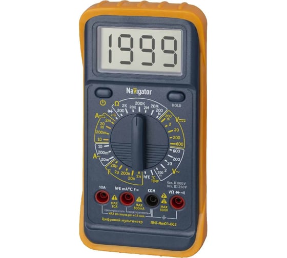 Изображение товара Мультиметр Navigator NMT-Mm03-062 MY62 93148