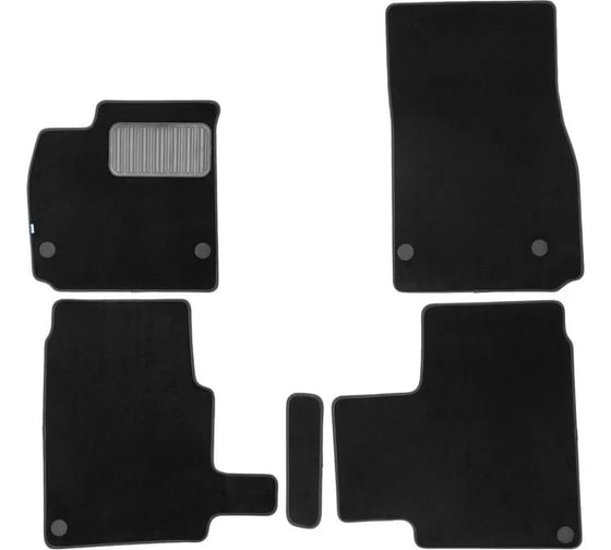 Изображение товара Коврики ворсовые Klever для Avatr 11 2022–, внед.,5 шт. на 4-х и 5 мест, коврики текстильные в салон KLEVER05.A67800.110kh