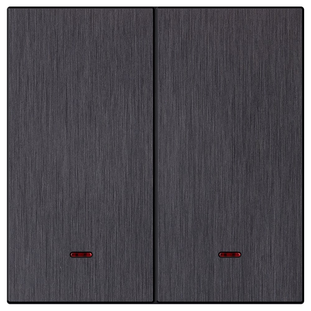 Изображение товара Выключатель 2-клавишный SMARTBUY с индикатором для освещения IP20