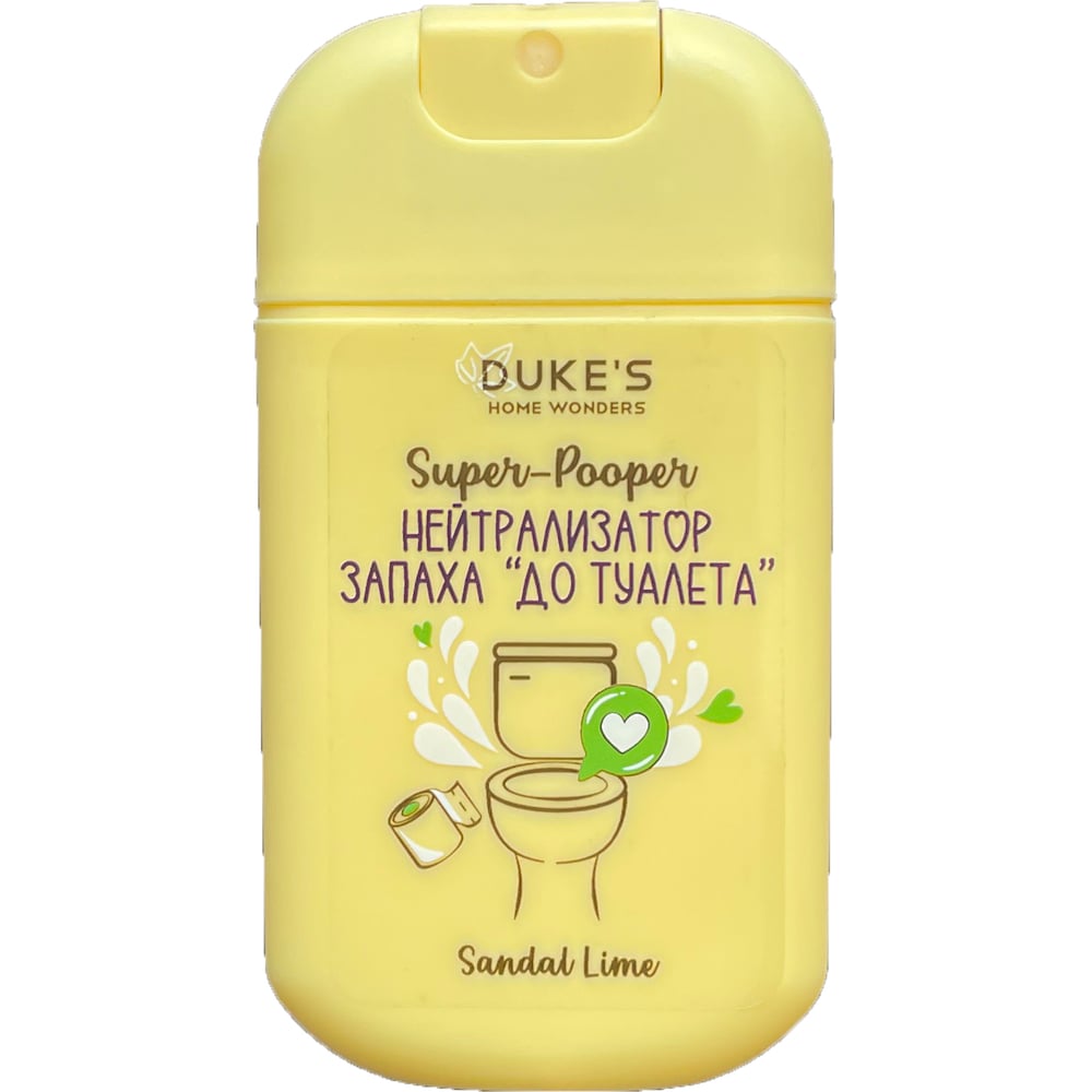 Изображение товара Нейтрализатор запаха До туалета Super-Pooper 30 мл аромат сандал лайм