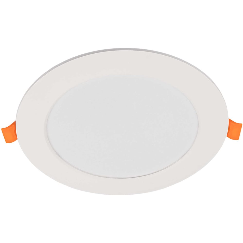 Изображение товара Cветильник светодиодный PLED DL7 Downlight 12Вт 3000K WH 145х26мм IP54 ДВО встраиваемый Jazzway 5069060
