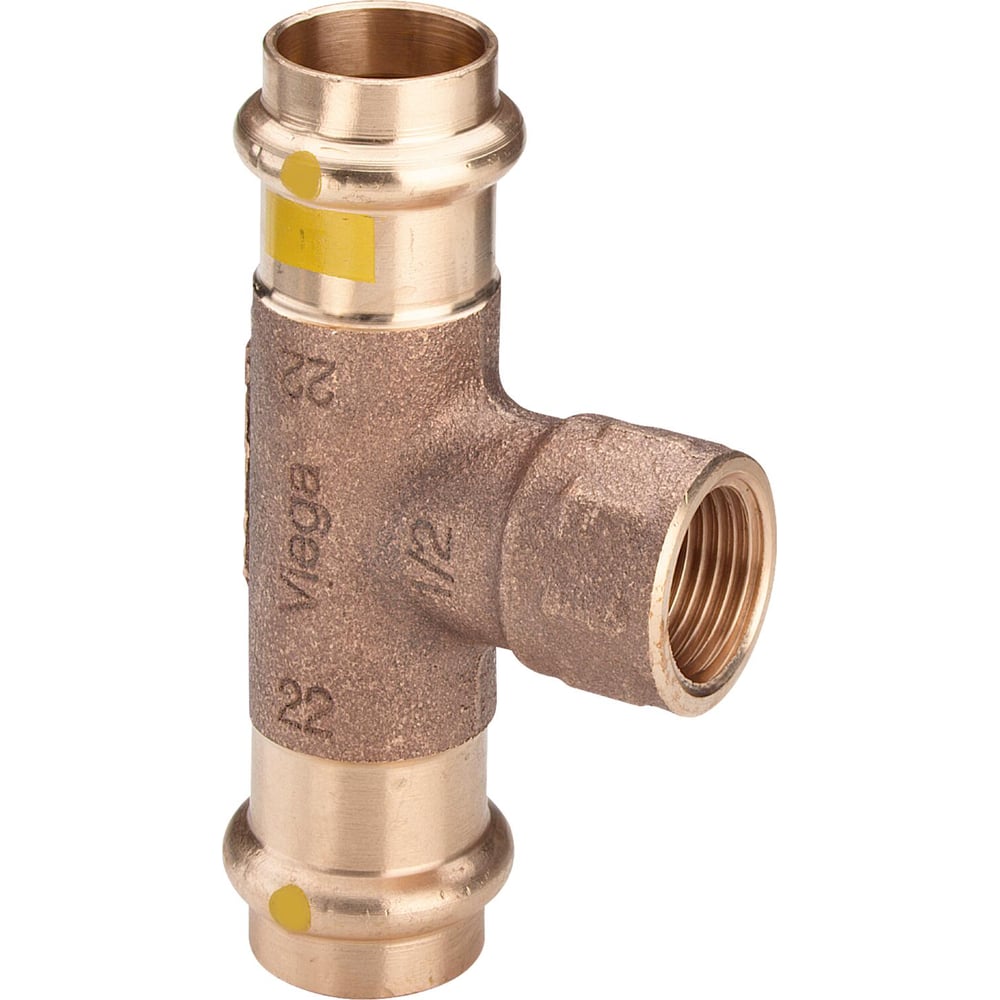 Изображение товара Медный пресс Viega тройник ф42-1 для газовой и водопроводной системы