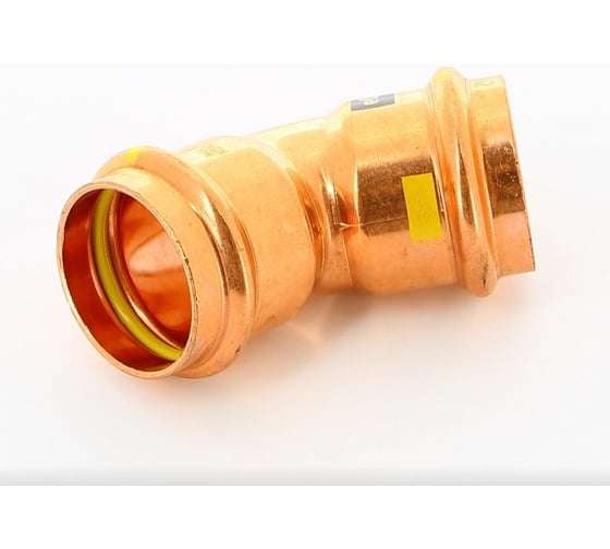 Изображение товара Медный пресс Viega угол двухраструбный  (45) 54-54 газ/вода мод.2626  345662