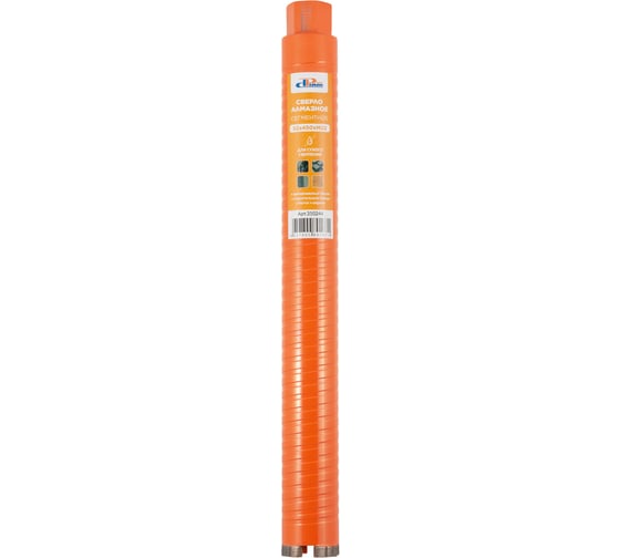 Изображение товара Сверло Алмазное Сегментное сухое 52x450x4хM22 (арм.бетон) ProfiDiam 310244