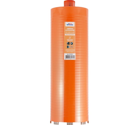 Изображение товара Сверло Алмазное Сегментное сухое 152x450x8хM22 (арм.бетон) ProfiDiam 310251