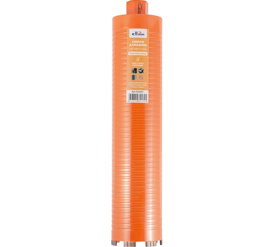 Изображение товара Сверло Алмазное Сегментное сухое 102x450x7хM22 (арм.бетон) ProfiDiam 310247