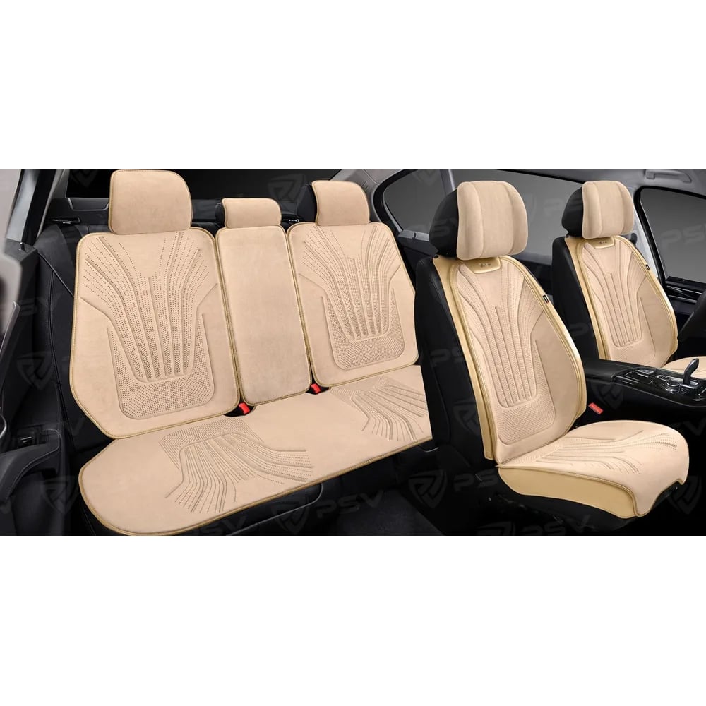 Изображение товара Накидки PSV Vulkan для салона автомобиля комплект универсальные алькантара бежевый