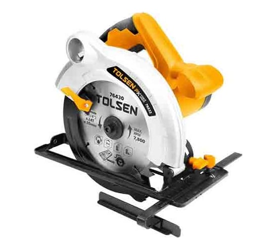 Изображение товара Пила циркулярная TOLSEN 1300 Вт, 185 мм, 220 В 79532