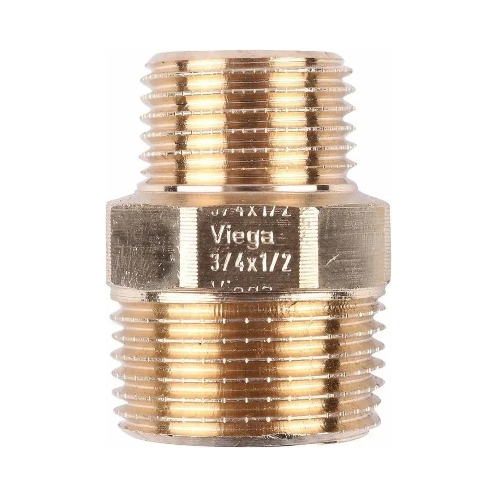 Изображение товара Латунный переходной ниппель Viega 3/4-1/2 для водопровода