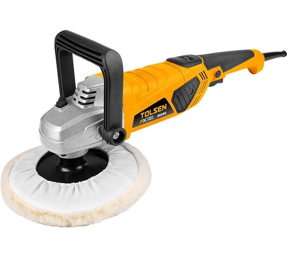 Изображение товара Полировальная машина TOLSEN 1400 Вт, 180 мм, 800-3300 об/мин, 220 В 88598