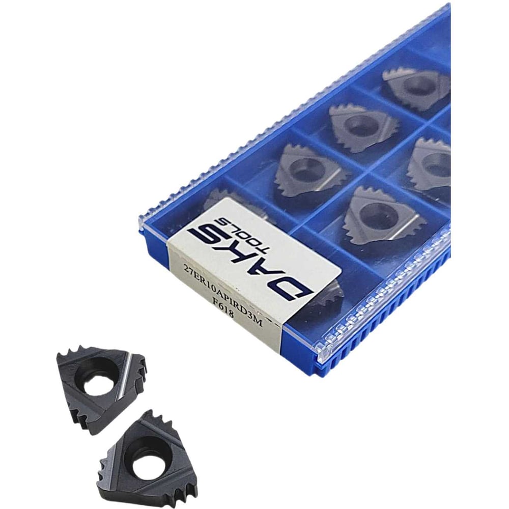 Изображение товара Пластина DAKSTOOLS 27ER10APIRD3M-F618 для нарезания резьбы, сталь, нержавеющая, 27 мм