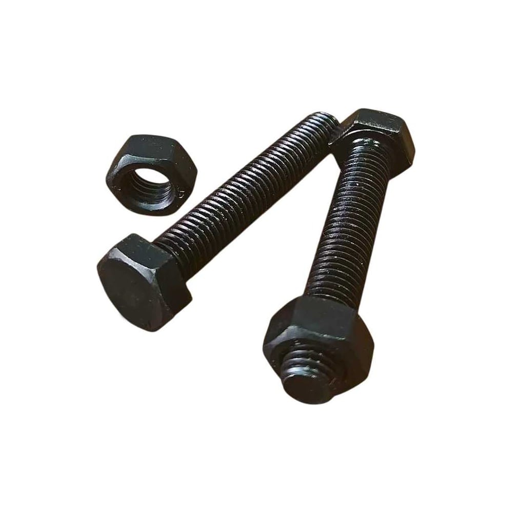 Изображение товара Высокопрочный болт 8x35 DIN933 с гайкой 12.9 сталь 10 шт