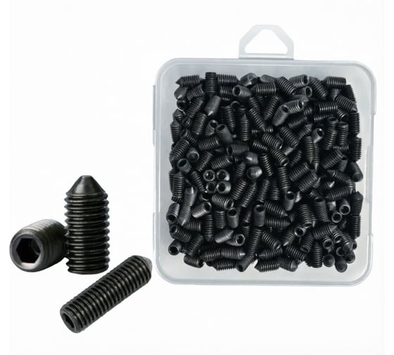 Изображение товара Винт гужон 23 Болта М6х12 мм к.п.12.9 DIN914 в органайзере, 400 шт. П0000018686орг-ф400