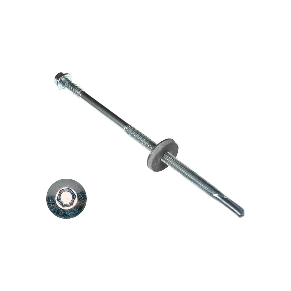 Изображение товара Саморез для с/панелей КРЕП-КОМП 6,3/5,5x95 шт. цинк 800 шт. Изображение товара Саморез для с/панелей КРЕП-КОМП 6,3/5,5x95 шт. цинк 800 шт.