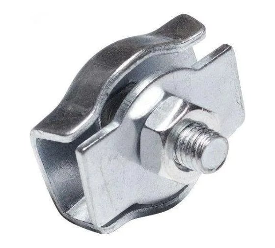 Изображение товара Зажим канатный одинарный КРЕП-КОМП Simplex цинк 8мм (300шт) зо8