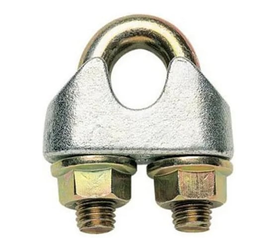 Изображение товара Зажим винтовой КРЕП-КОМП усиленный цинк DIN 1142, м16 (60шт) зву16